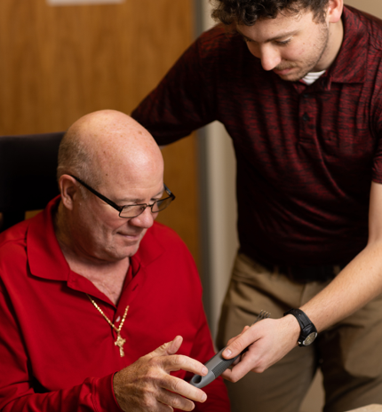 OT Male Student with Elderly Male